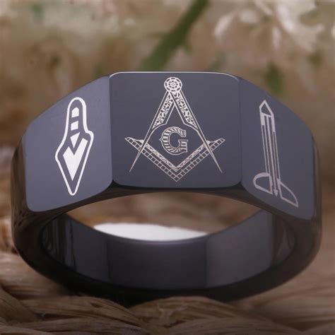 Master Mason Blue Lodge Ring .